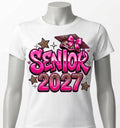 Pink Senior 2027 Tshirt