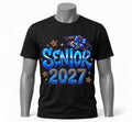 Blue Senior Graphic 2027 Unisex Tshirt