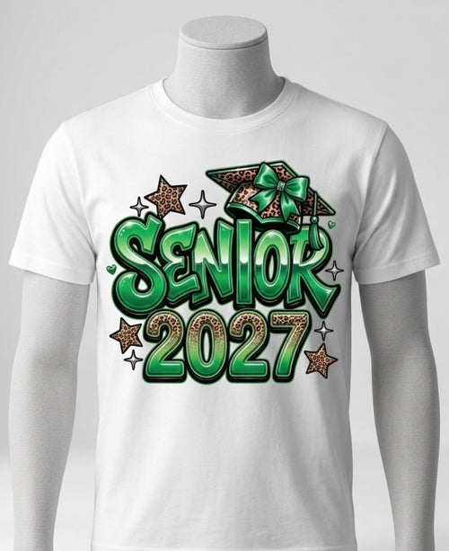 2027 Senior Green Tshirt