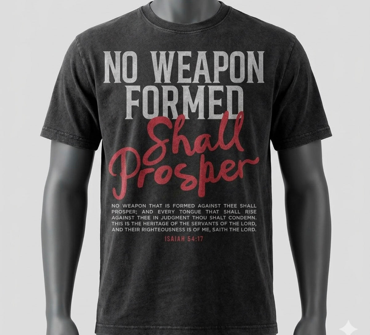 No Weapon Formed Graphic Tshirt