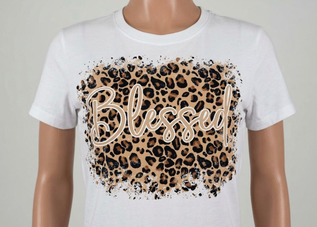 Blessed Leopard Tshirt
