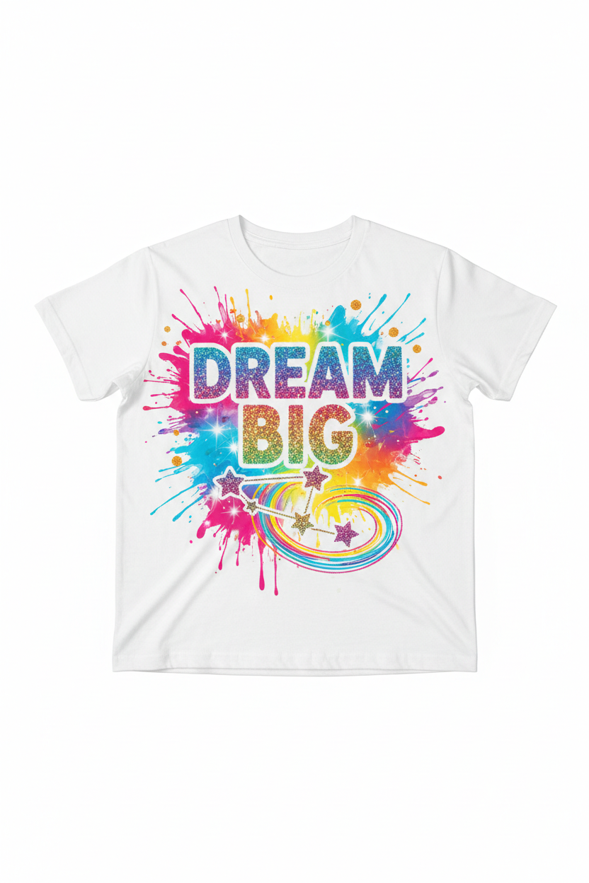 Custom Sparkly Letters T-Shirt
